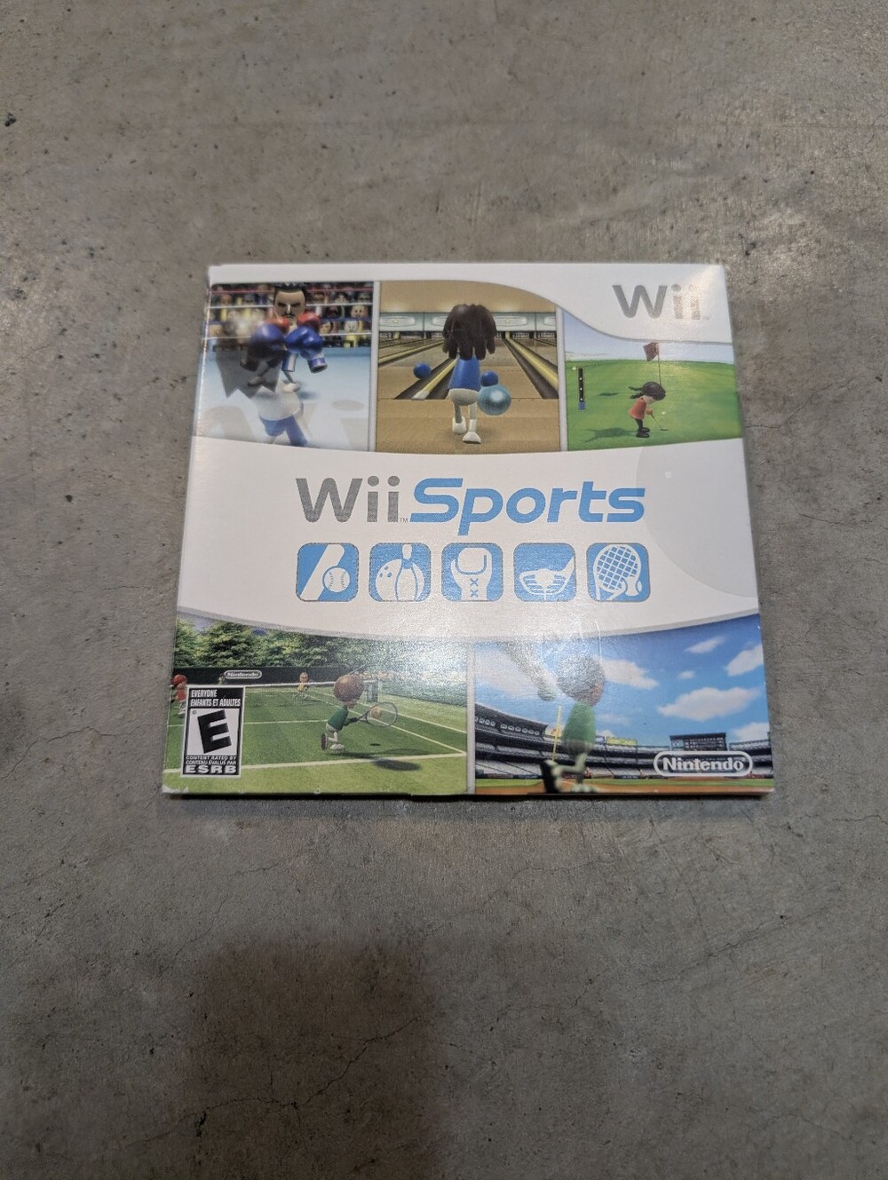 Wii Sports - Nintendo Wii Case + Game Only No Manual Disk Good Condition
